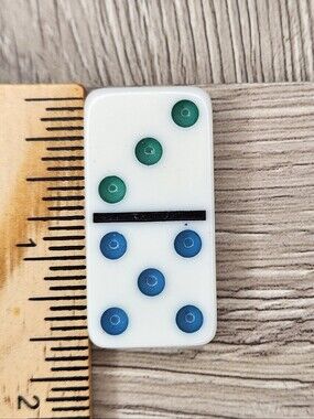 3:5 Replacement Domino Large Dot Shiny Color 1½ X ¾ X ¼ Dominoes
